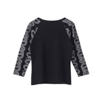The COBRA 3/4 Sleeve Crop T-Shirt Black available online with global shipping, and in PAM Stores Melbourne and Sydney.