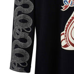 The COBRA 3/4 Sleeve Crop T-Shirt Black available online with global shipping, and in PAM Stores Melbourne and Sydney.
