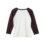 The COBRA 3/4 Sleeve Crop T-Shirt White available online with global shipping, and in PAM Stores Melbourne and Sydney.