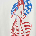 The COBRA 3/4 Sleeve Crop T-Shirt White available online with global shipping, and in PAM Stores Melbourne and Sydney.