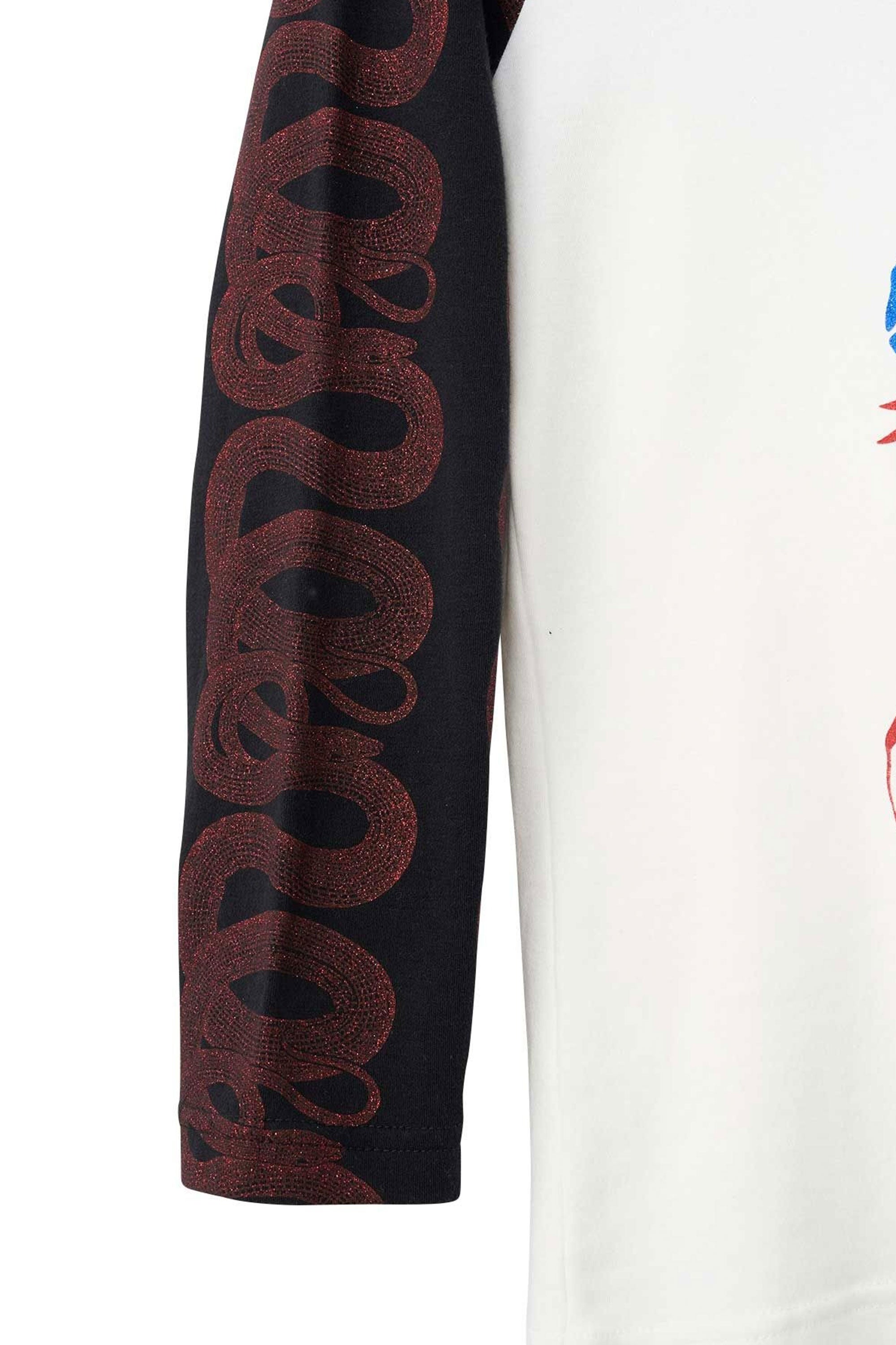 The COBRA 3/4 Sleeve Crop T-Shirt White available online with global shipping, and in PAM Stores Melbourne and Sydney.