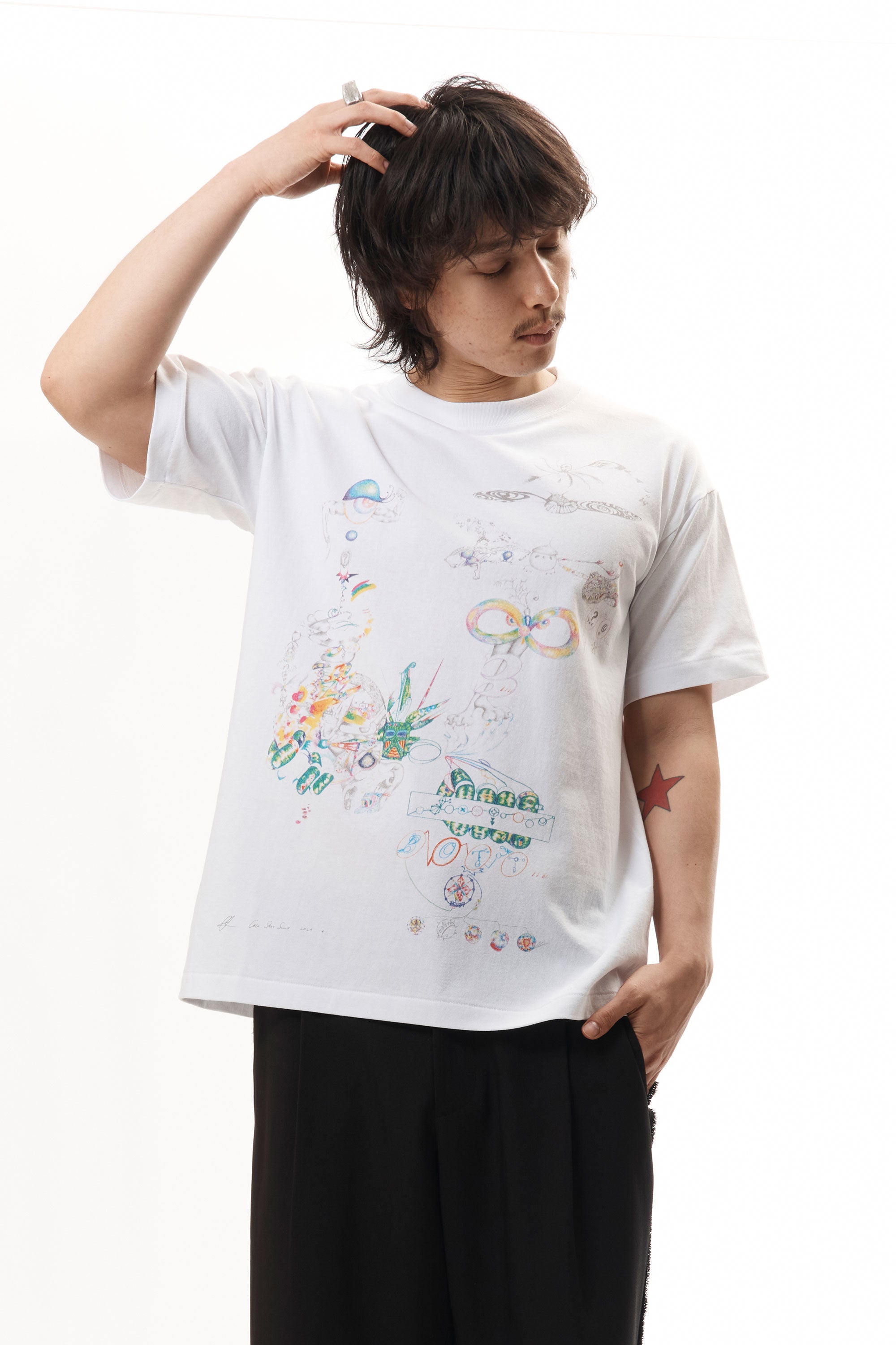 The Coco Tee White available online with global shipping, and in PAM Stores Melbourne and Sydney.