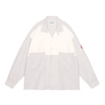 The COLOURED COTTON TWILL OPEN SHIRT GREY available online with global shipping, and in PAM Stores Melbourne and Sydney.