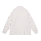 The COLOURED COTTON TWILL OPEN SHIRT GREY available online with global shipping, and in PAM Stores Melbourne and Sydney.