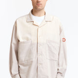 The COLOURED COTTON TWILL OPEN SHIRT GREY available online with global shipping, and in PAM Stores Melbourne and Sydney.