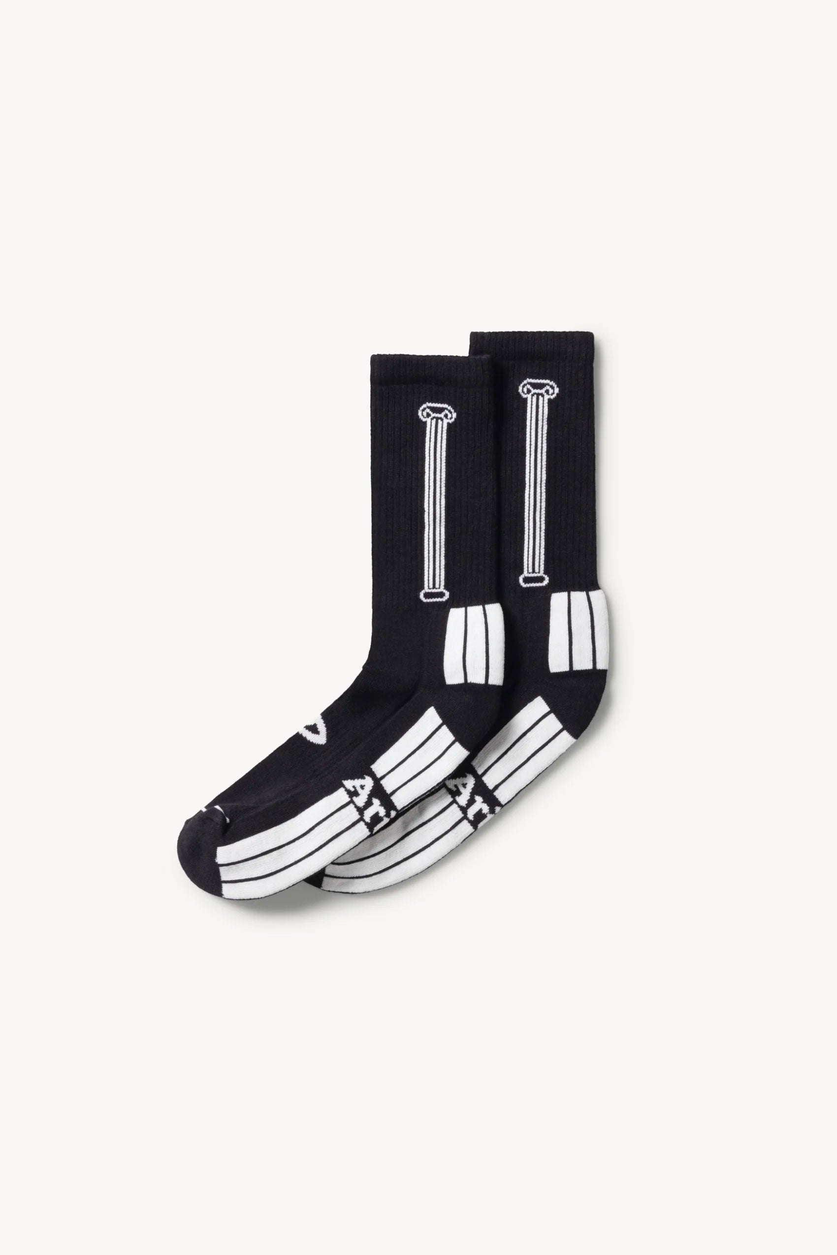 The ARIES - COLUMN SOCK BLACK  available online with global shipping, and in PAM Stores Melbourne and Sydney.