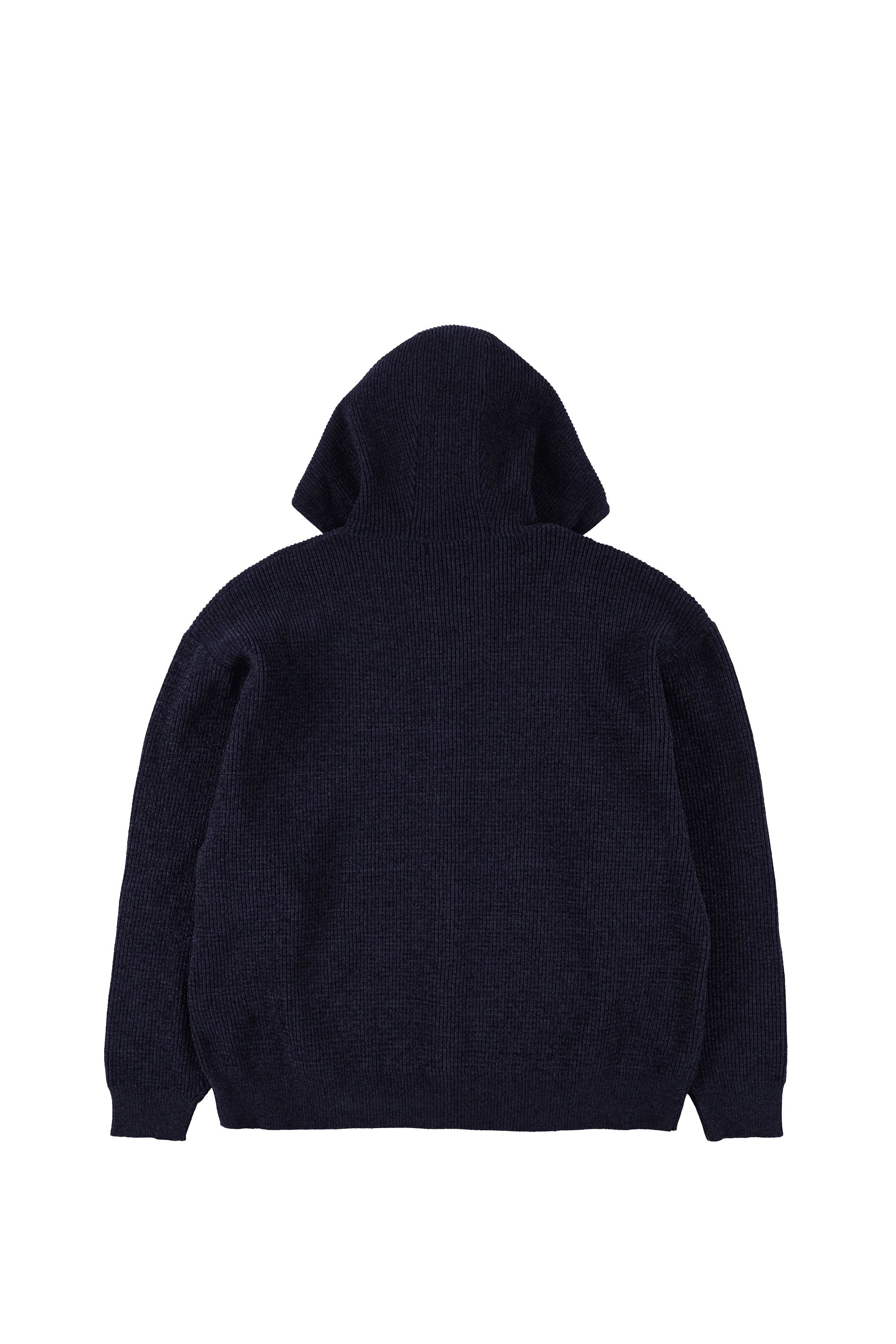 The CORDY KNIT ZIP HOODIE BLACK available online with global shipping, and in PAM Stores Melbourne and Sydney.