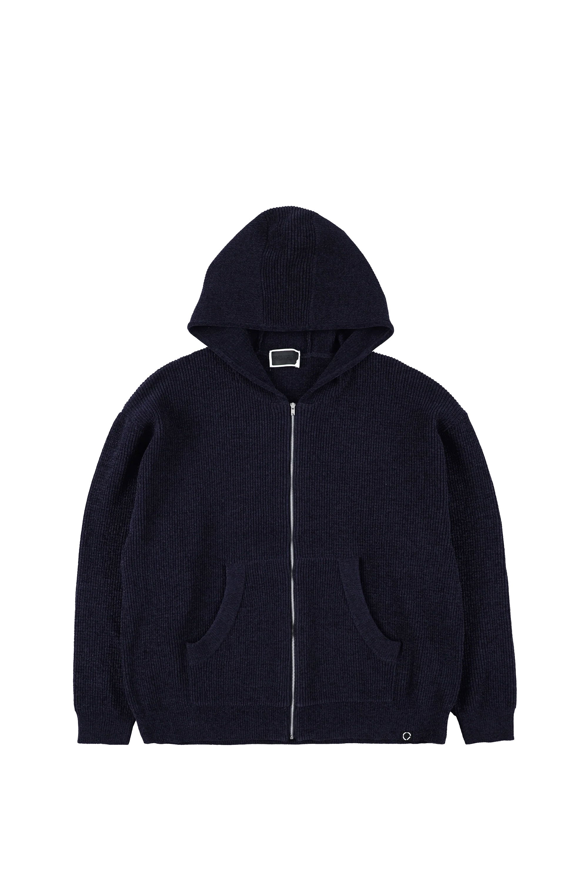 The CORDY KNIT ZIP HOODIE BLACK available online with global shipping, and in PAM Stores Melbourne and Sydney.