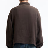 The COTTON GAUZE SHORT SHIRT JACKET available online with global shipping, and in PAM Stores Melbourne and Sydney.