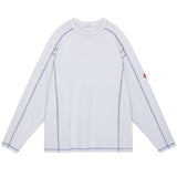 The CREW NECK DBL KNIT LONG SLEEVE GREY  available online with global shipping, and in PAM Stores Melbourne and Sydney.