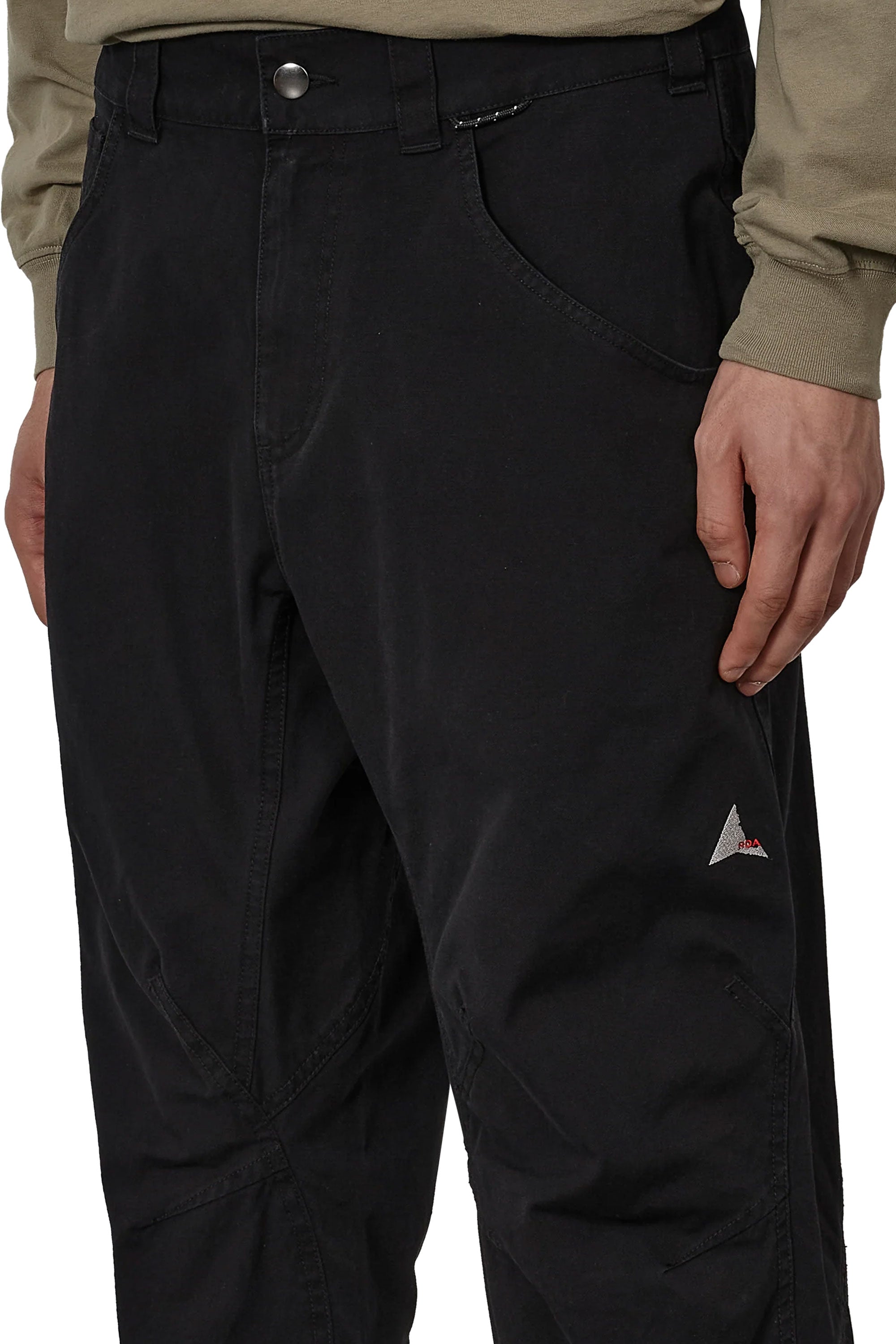 The Crimp Shaped Cotton Pants Anthracite available online with global shipping, and in PAM Stores Melbourne and Sydney.
