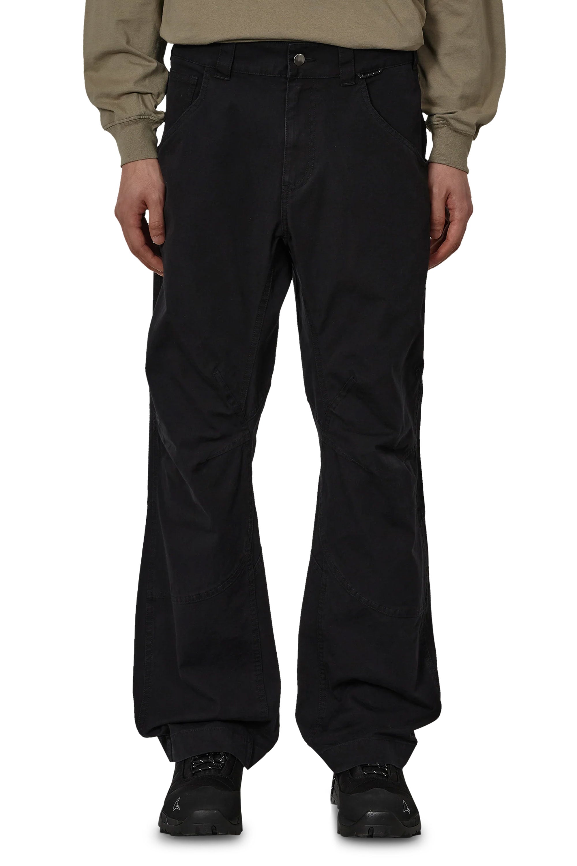 The Crimp Shaped Cotton Pants Anthracite available online with global shipping, and in PAM Stores Melbourne and Sydney.