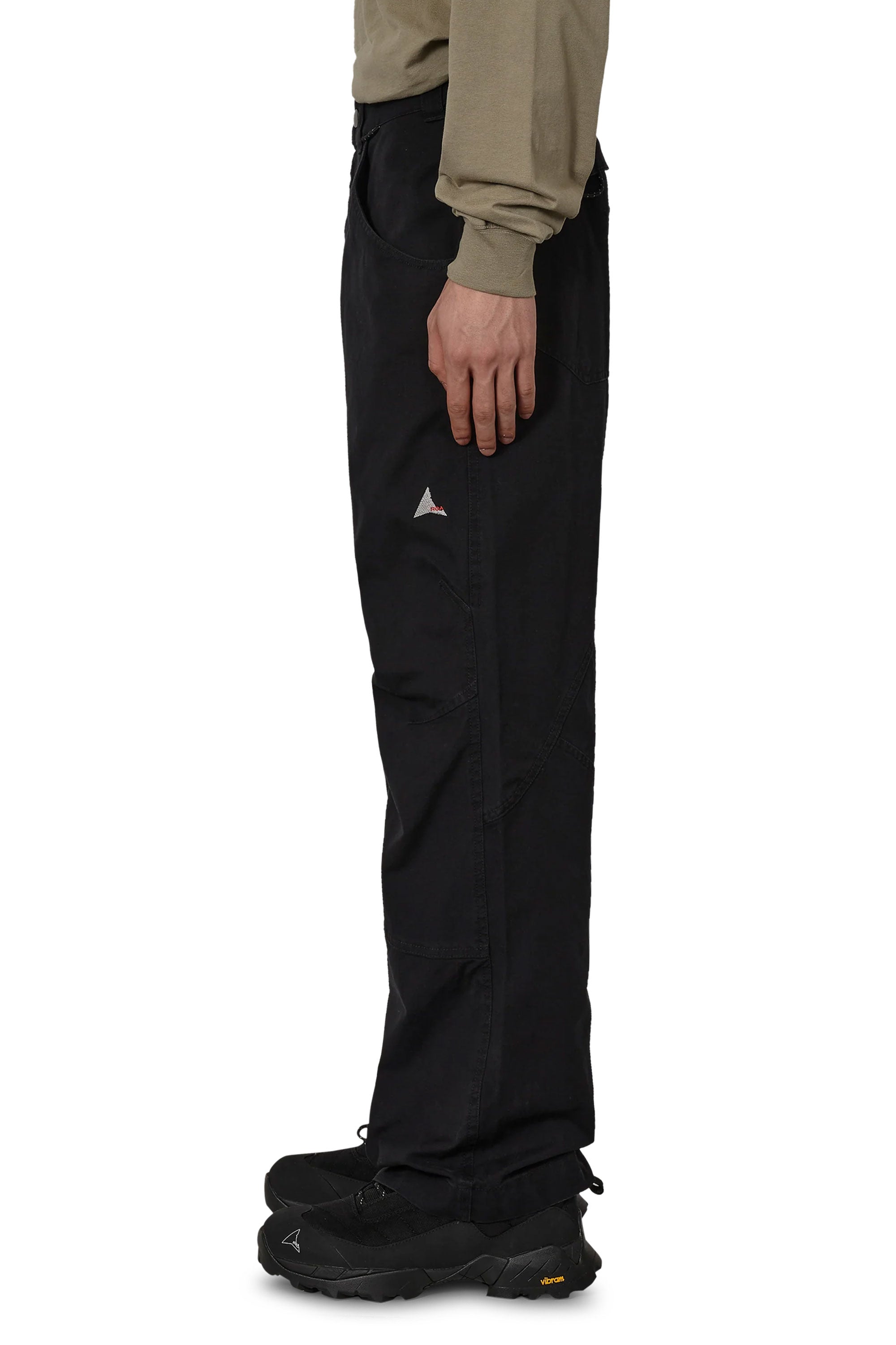 The Crimp Shaped Cotton Pants Anthracite available online with global shipping, and in PAM Stores Melbourne and Sydney.