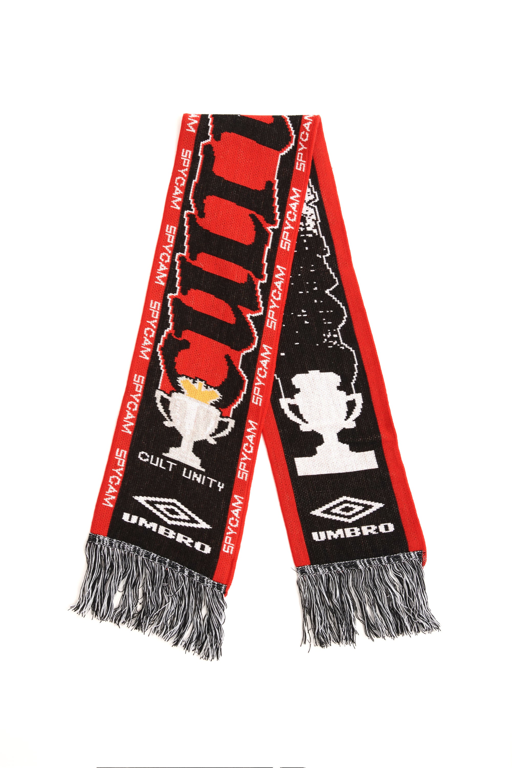 The Cult Unity Scarf Black Red available online with global shipping, and in PAM Stores Melbourne and Sydney.