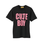 The CUTE BOY TEE BLACK available online with global shipping, and in PAM Stores Melbourne and Sydney.