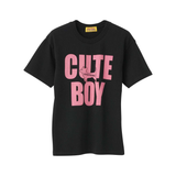 The CUTE BOY TEE BLACK available online with global shipping, and in PAM Stores Melbourne and Sydney.