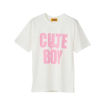 The CUTE BOY TEE DRITY WHITE available online with global shipping, and in PAM Stores Melbourne and Sydney.