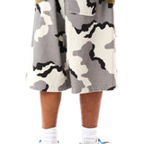 The Camo Sweat Short Grey available online with global shipping, and in PAM Stores Melbourne and Sydney.