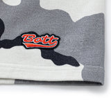 The Camo Sweat Short Grey available online with global shipping, and in PAM Stores Melbourne and Sydney.