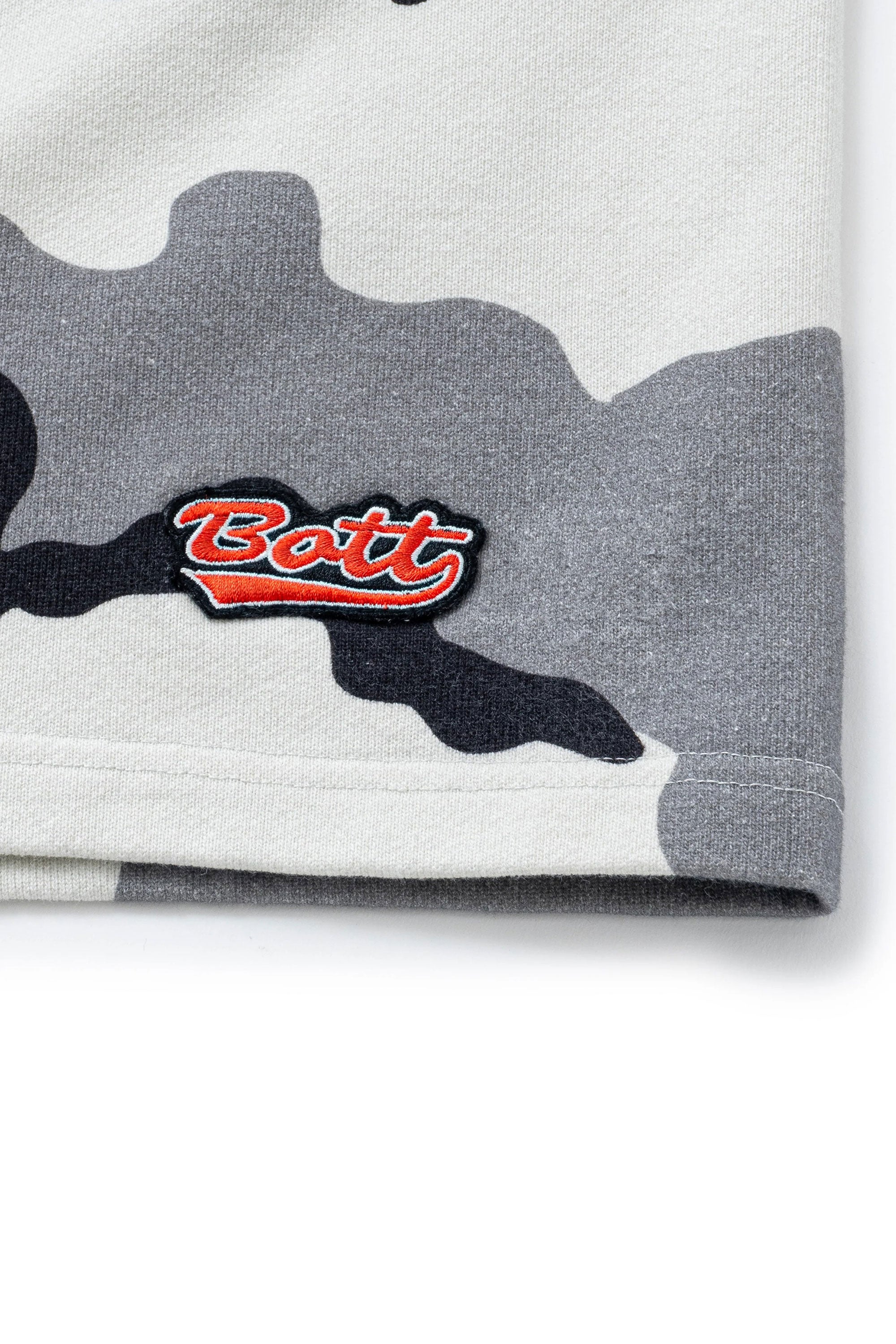 The Camo Sweat Short Grey available online with global shipping, and in PAM Stores Melbourne and Sydney.