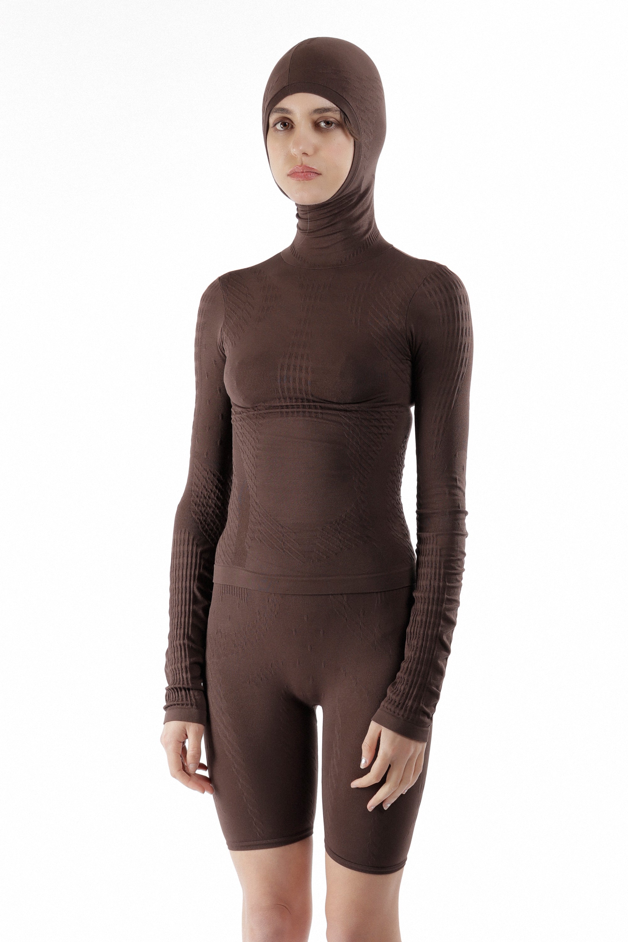 The Circular Hoodie Dark Brown available online with global shipping, and in PAM Stores Melbourne and Sydney.