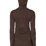 The Circular Hoodie Dark Brown available online with global shipping, and in PAM Stores Melbourne and Sydney.