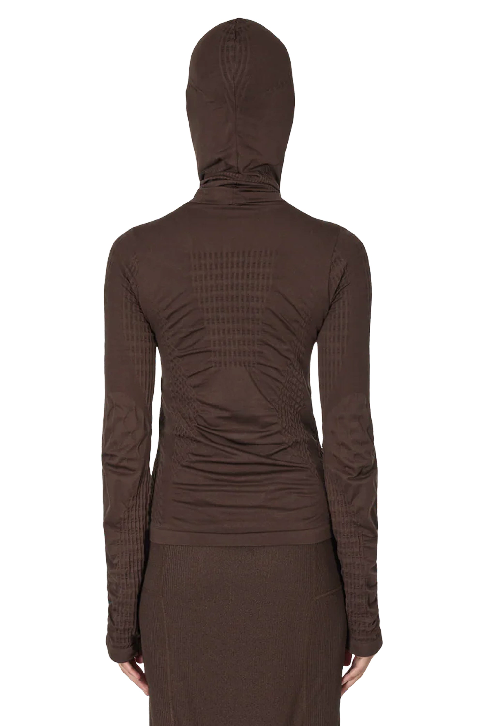 The Circular Hoodie Dark Brown available online with global shipping, and in PAM Stores Melbourne and Sydney.