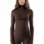 The Circular Hoodie Dark Brown available online with global shipping, and in PAM Stores Melbourne and Sydney.