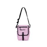 Contrast Ripstop Mini Shoulder Bag Pink