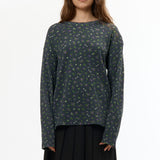 The FLOWER L/S WAFFLE THERMAL BLACK available online with global shipping, and in PAM Stores Melbourne and Sydney.