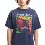 The DEAD SAINT SS TEE NAVY available online with global shipping, and in PAM Stores Melbourne and Sydney.