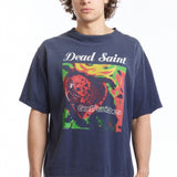 The DEAD SAINT SS TEE NAVY available online with global shipping, and in PAM Stores Melbourne and Sydney.