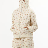 PEACH DEER BUTTERFLY HOODIE