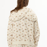 PEACH DEER BUTTERFLY HOODIE
