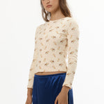 The PEACH DEAR THERMAL TOP available online with global shipping, and in PAM Stores Melbourne and Sydney.