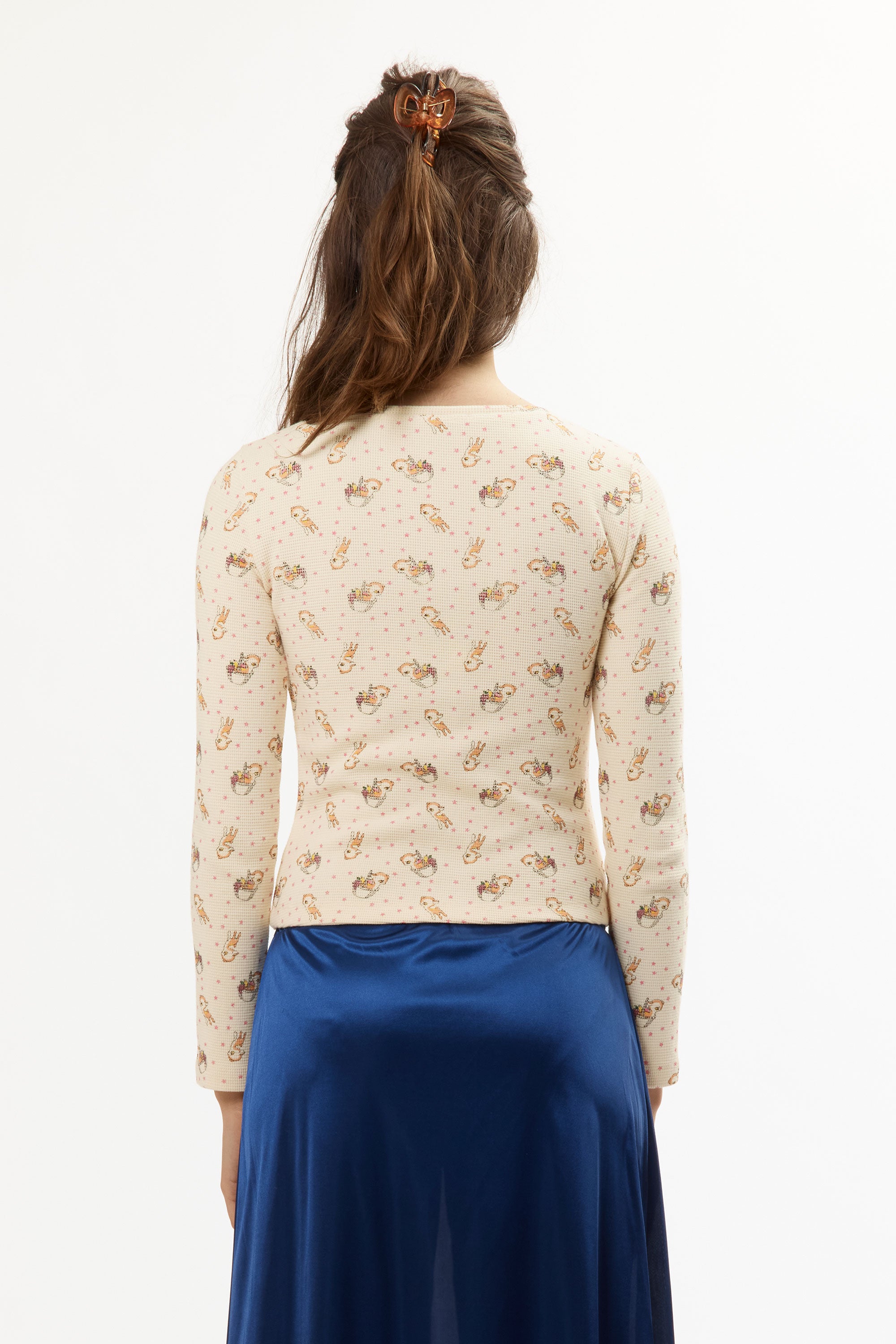 The PEACH DEAR THERMAL TOP available online with global shipping, and in PAM Stores Melbourne and Sydney.
