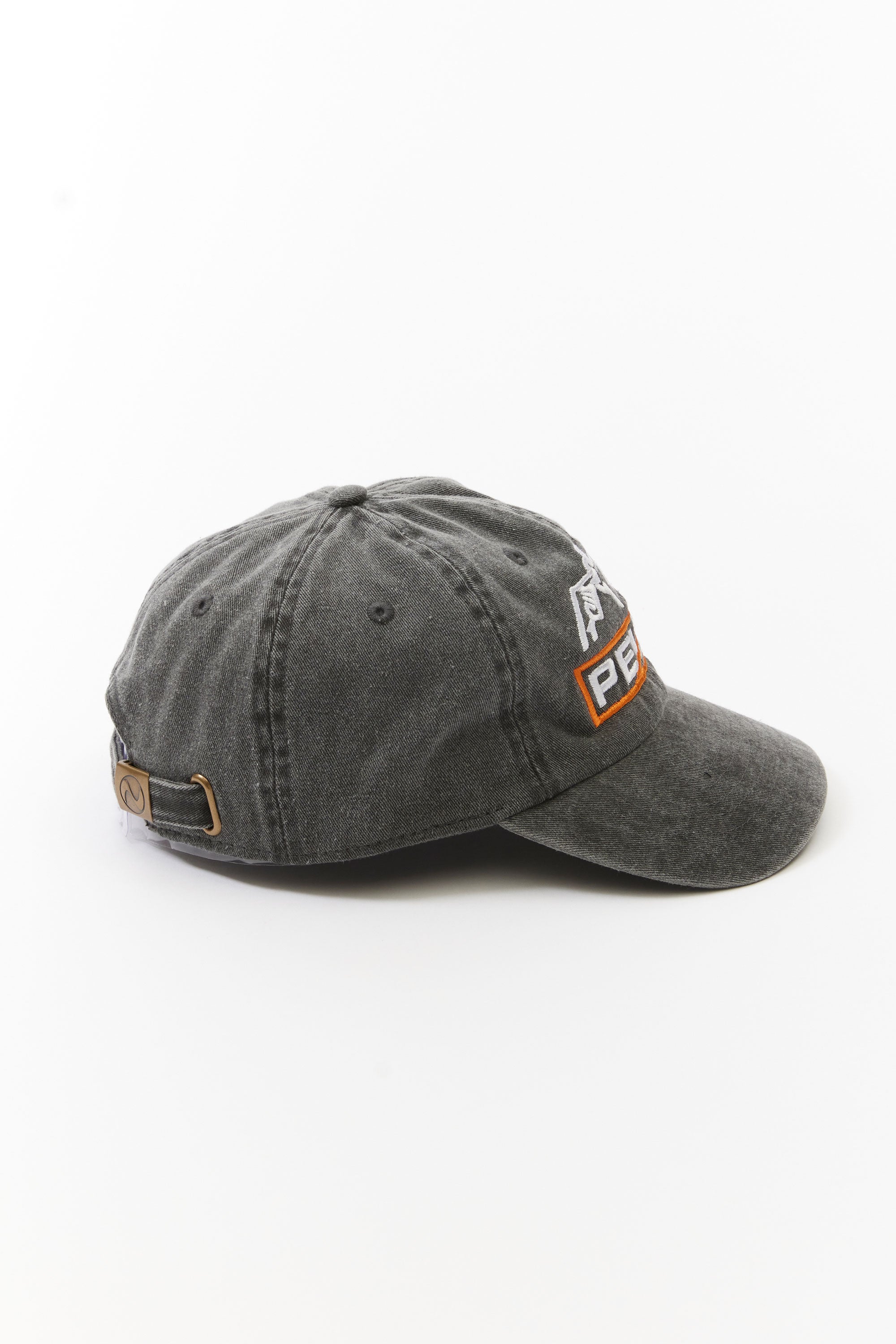 The SOUND HAZARD CAP FADED BLACK DENIM  available online with global shipping, and in PAM Stores Melbourne and Sydney.