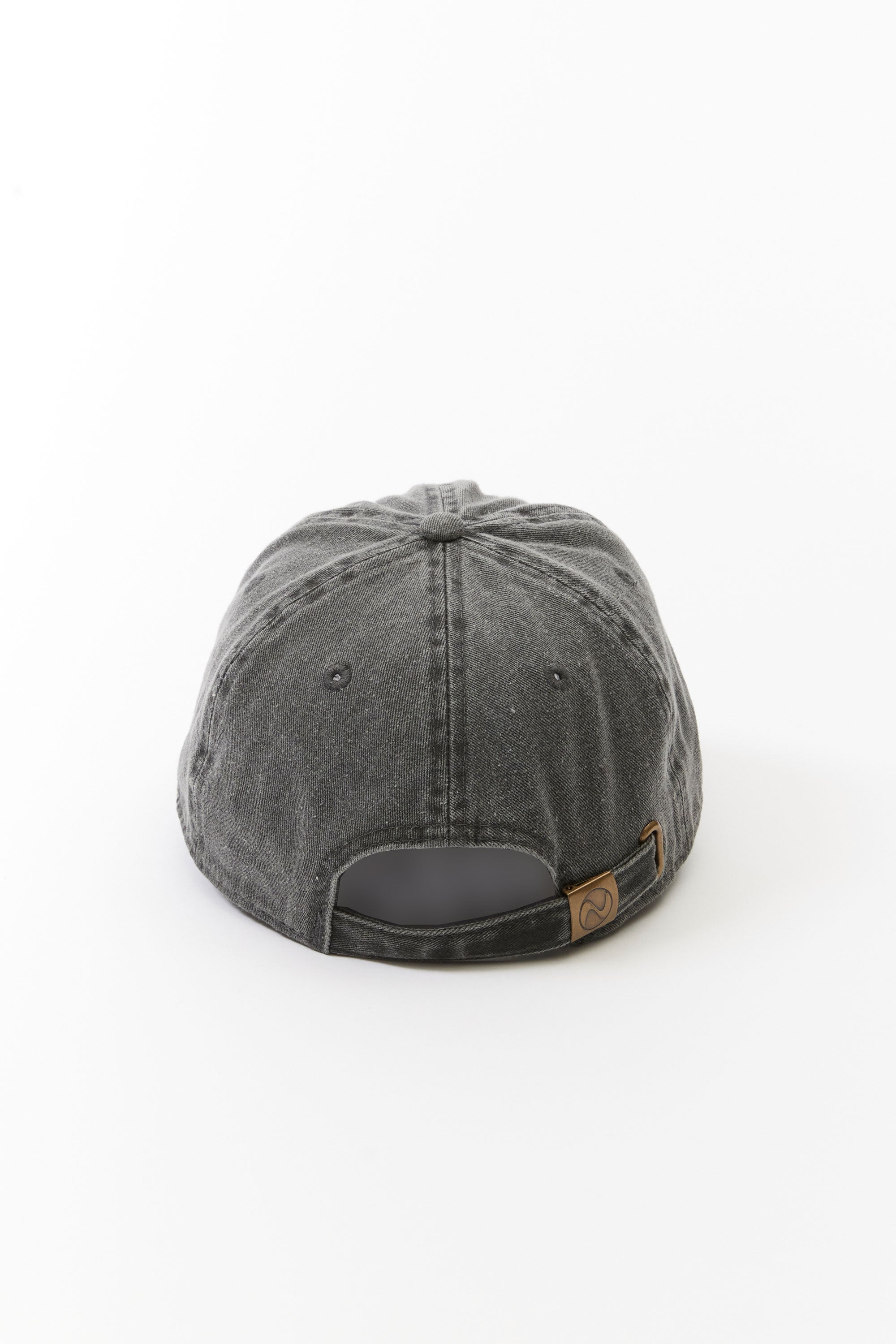 The SOUND HAZARD CAP FADED BLACK DENIM  available online with global shipping, and in PAM Stores Melbourne and Sydney.