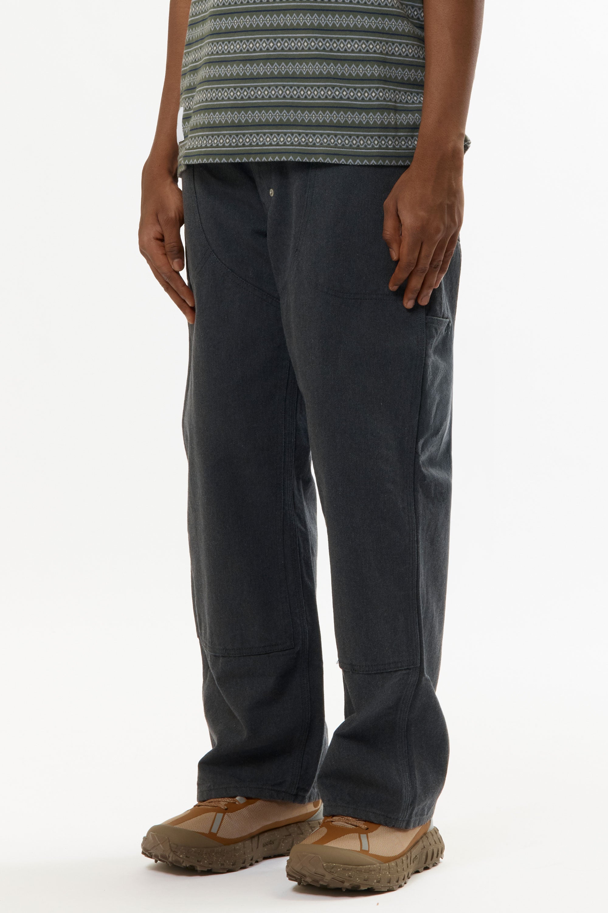 DENIM DOUBLE KNEE DUCK PANTS