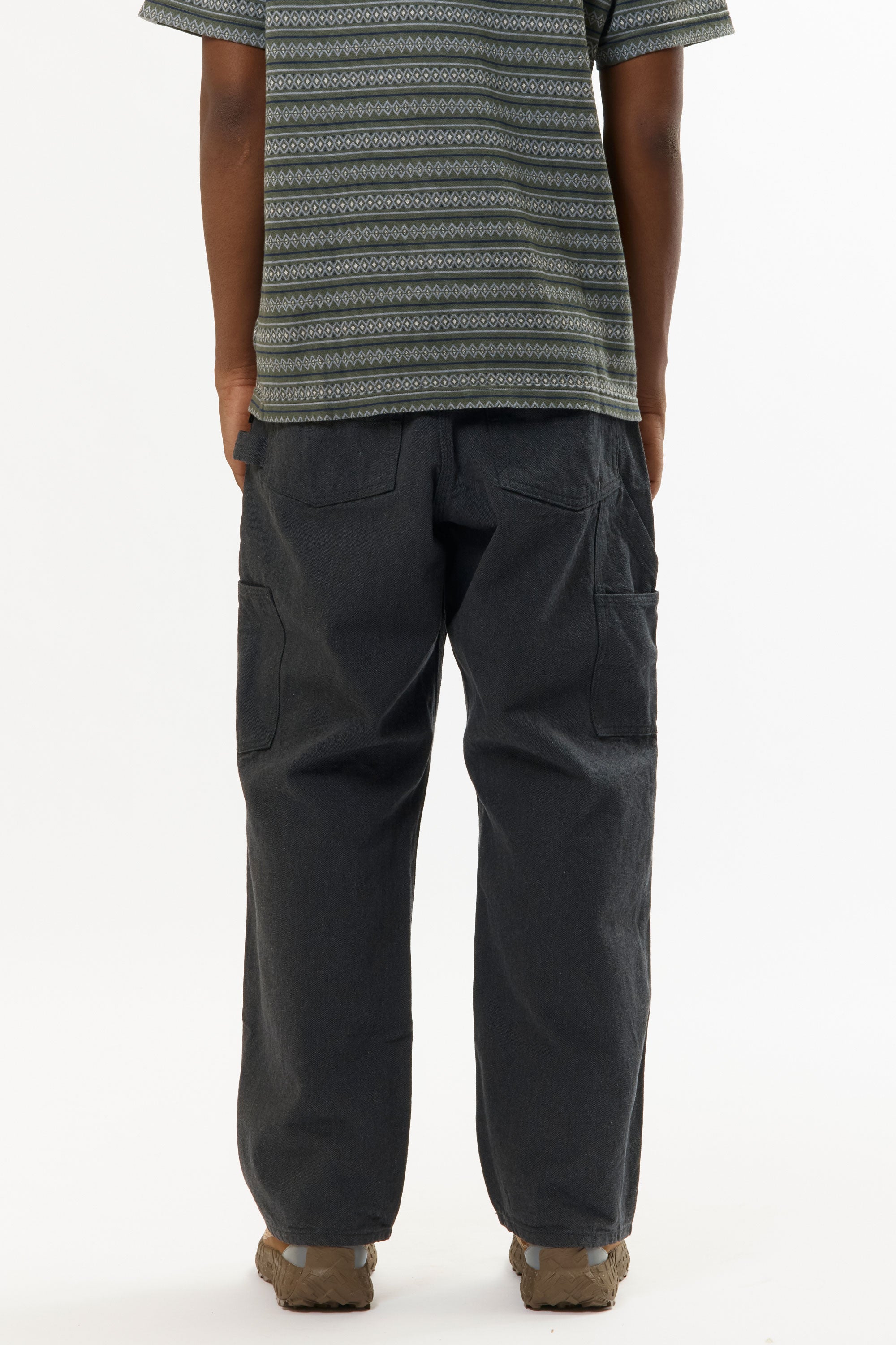 The DENIM DOUBLE KNEE DUCK PANTS available online with global shipping, and in PAM Stores Melbourne and Sydney.
