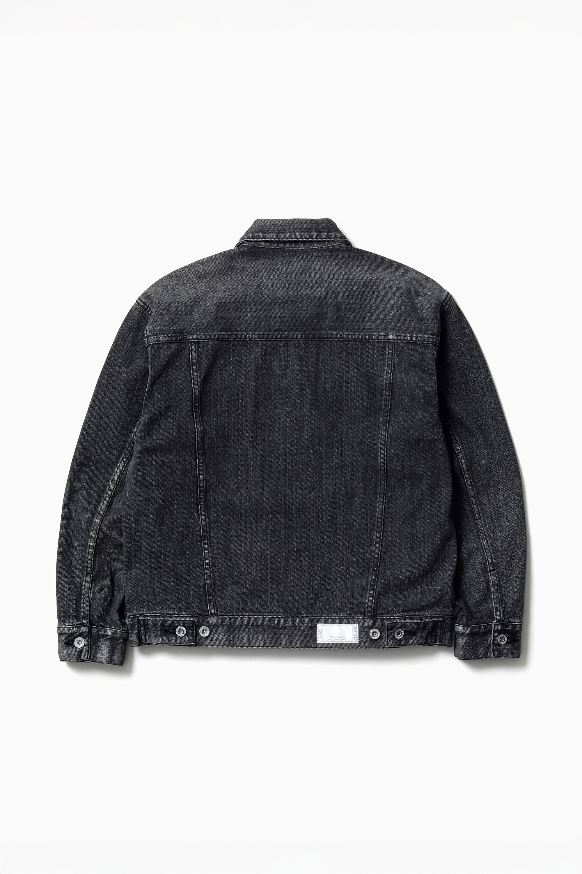 The WASHED BLACK DENIM TYPE-4 JACKET BLACK available online with global shipping, and in PAM Stores Melbourne and Sydney.