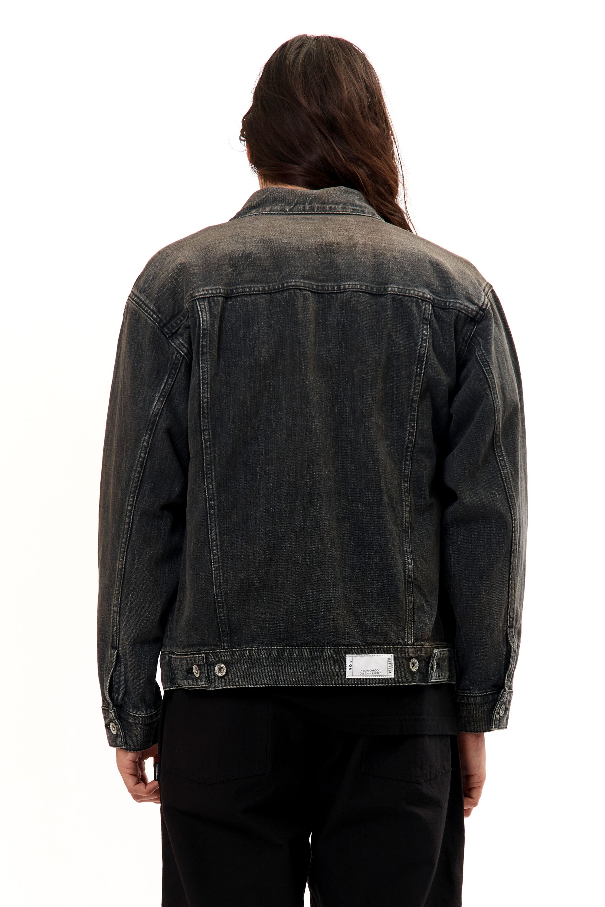 The WASHED BLACK DENIM TYPE-4 JACKET BLACK available online with global shipping, and in PAM Stores Melbourne and Sydney.