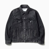 The WASHED BLACK DENIM TYPE-4 JACKET BLACK available online with global shipping, and in PAM Stores Melbourne and Sydney.