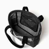 The DENIM TOTE BAG MEDIUM BLACK available online with global shipping, and in PAM Stores Melbourne and Sydney.