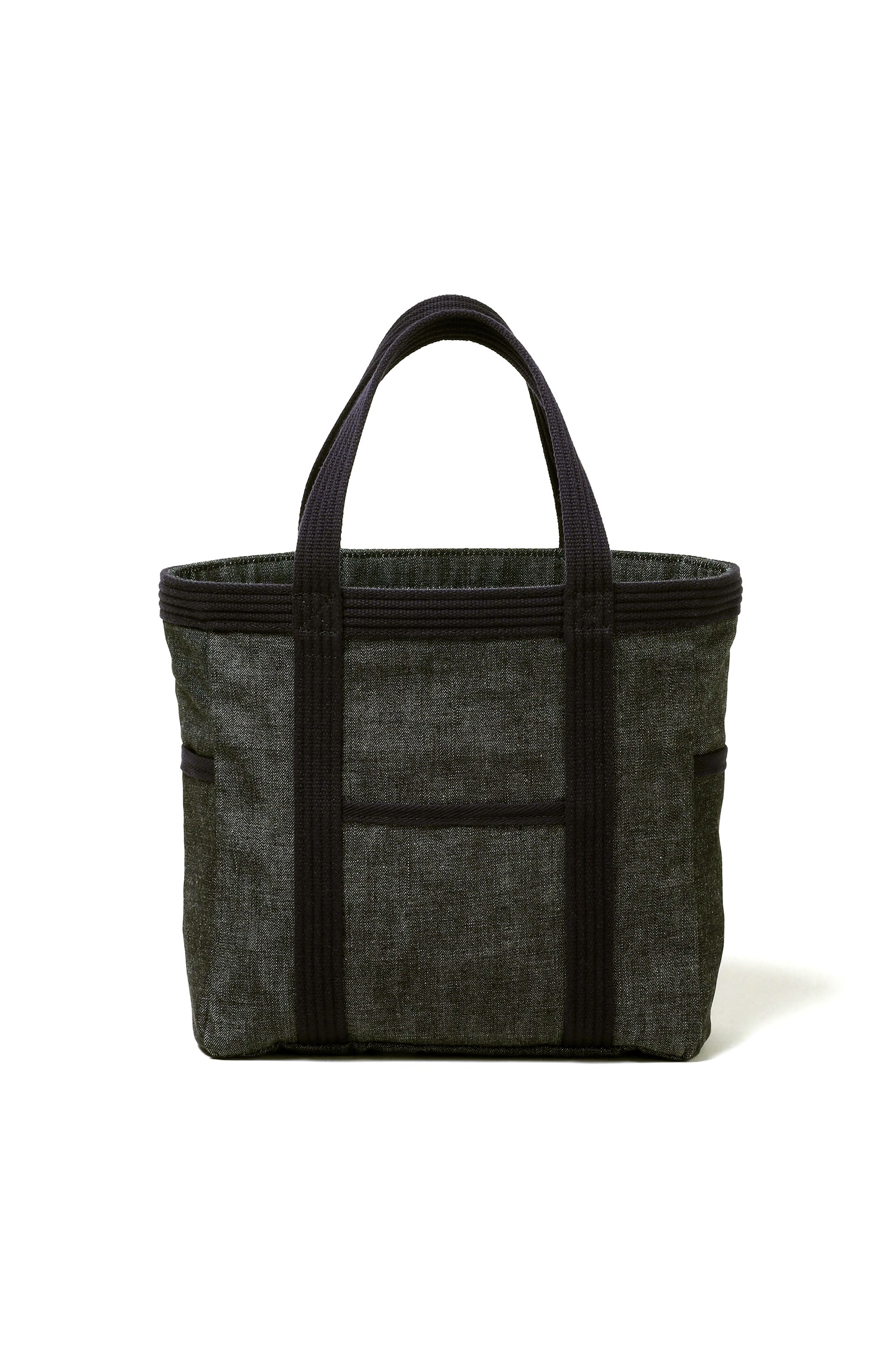 The DENIM TOTE BAG SMALL BLACK available online with global shipping, and in PAM Stores Melbourne and Sydney.