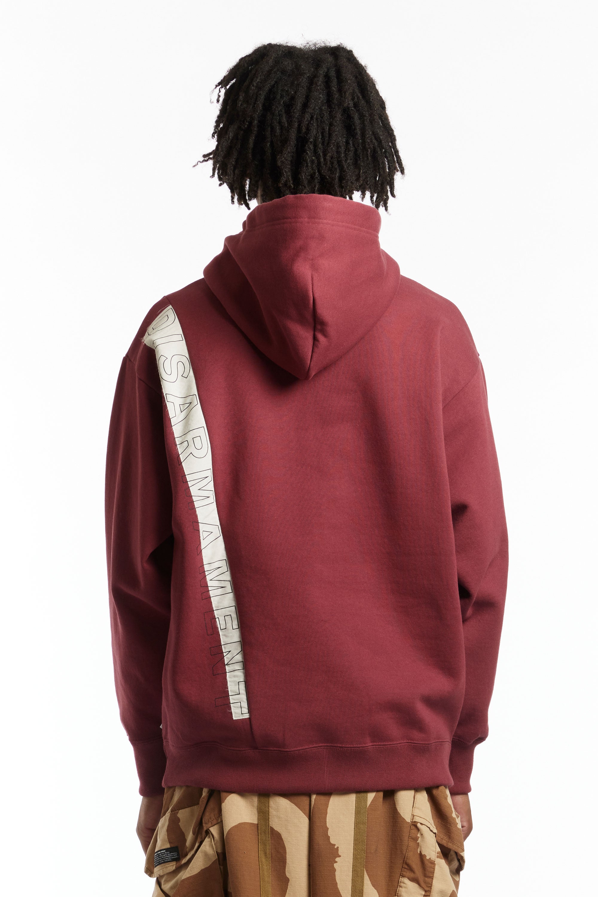 The WTAPS - OBJ 03 DISARMAMENT HOODY  available online with global shipping, and in PAM Stores Melbourne and Sydney.