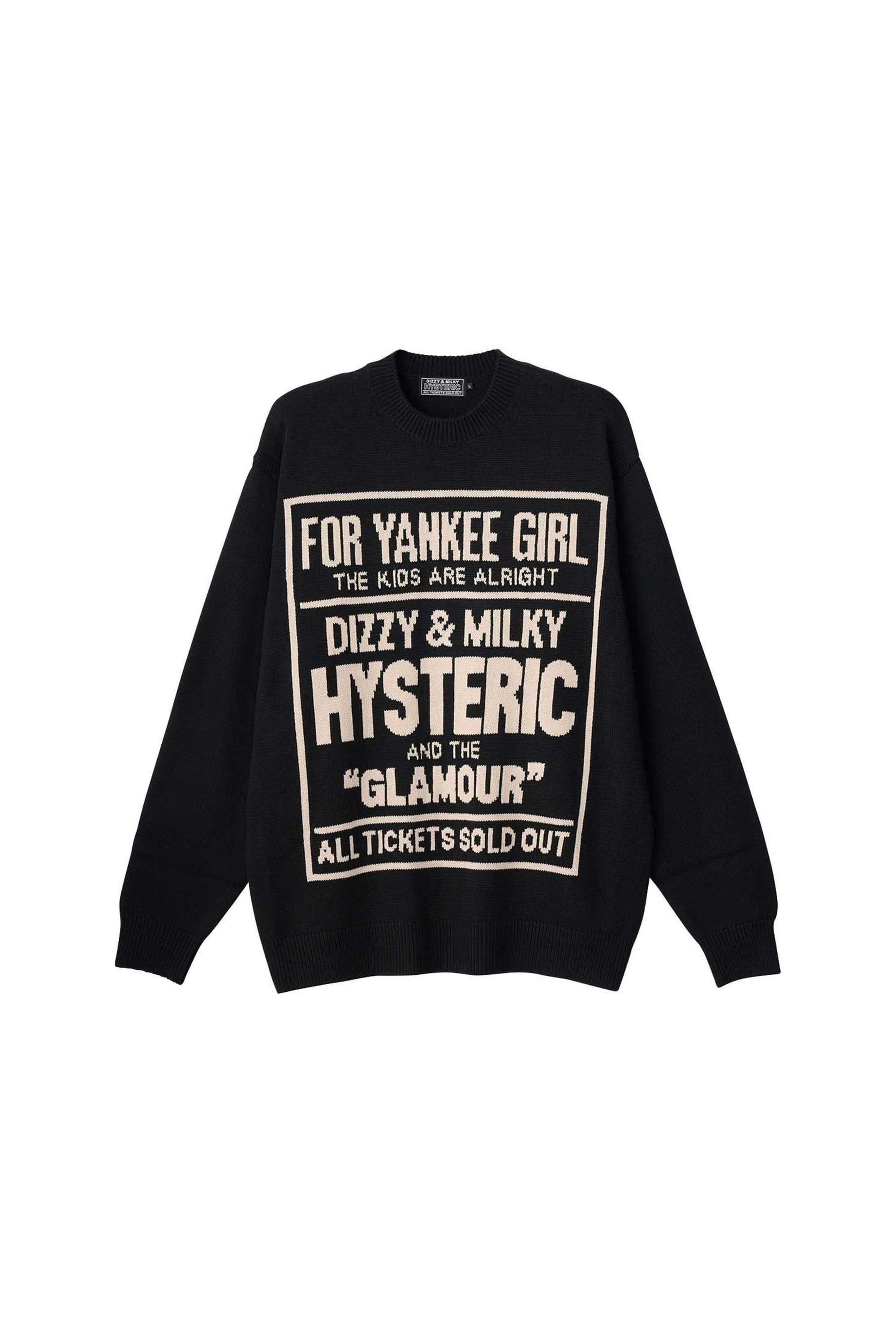 The DIZZY & MILKY KNITTED SWEATER available online with global shipping, and in PAM Stores Melbourne and Sydney.