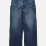 AW26 WASHED DENIM UTILITY PANTS INDIGO