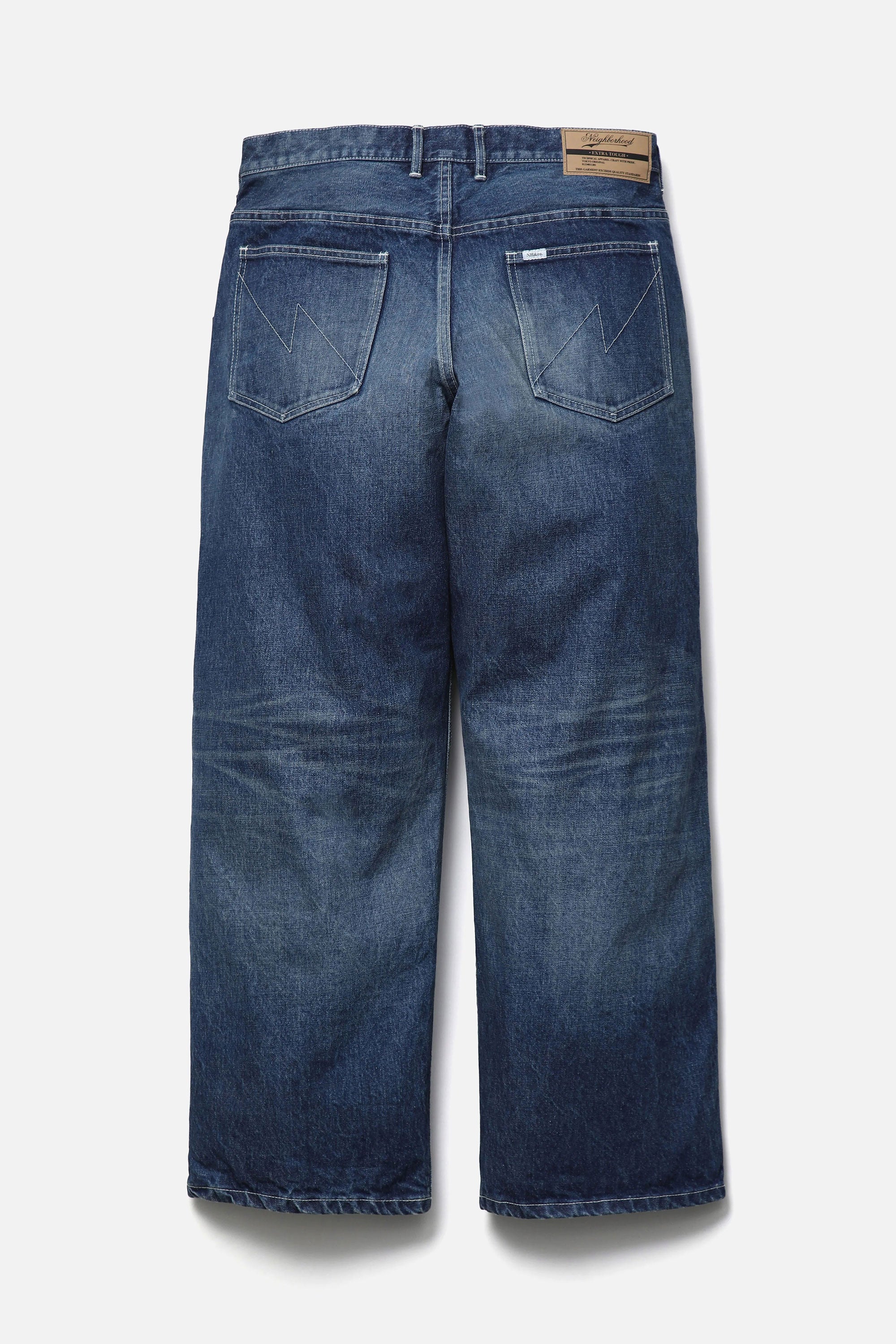 AW26 WASHED DENIM UTILITY PANTS INDIGO