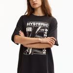 The HYS DOMINATRIX BOOT OVERSIZED T-SHIRT BLACK available online with global shipping, and in PAM Stores Melbourne and Sydney.